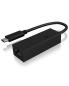 Preview: ICY BOX  USB-C to RJ45 Gigabit Adapter IB-LAN100-C3 Ethernet 1000 Mbit/s ST-BU
